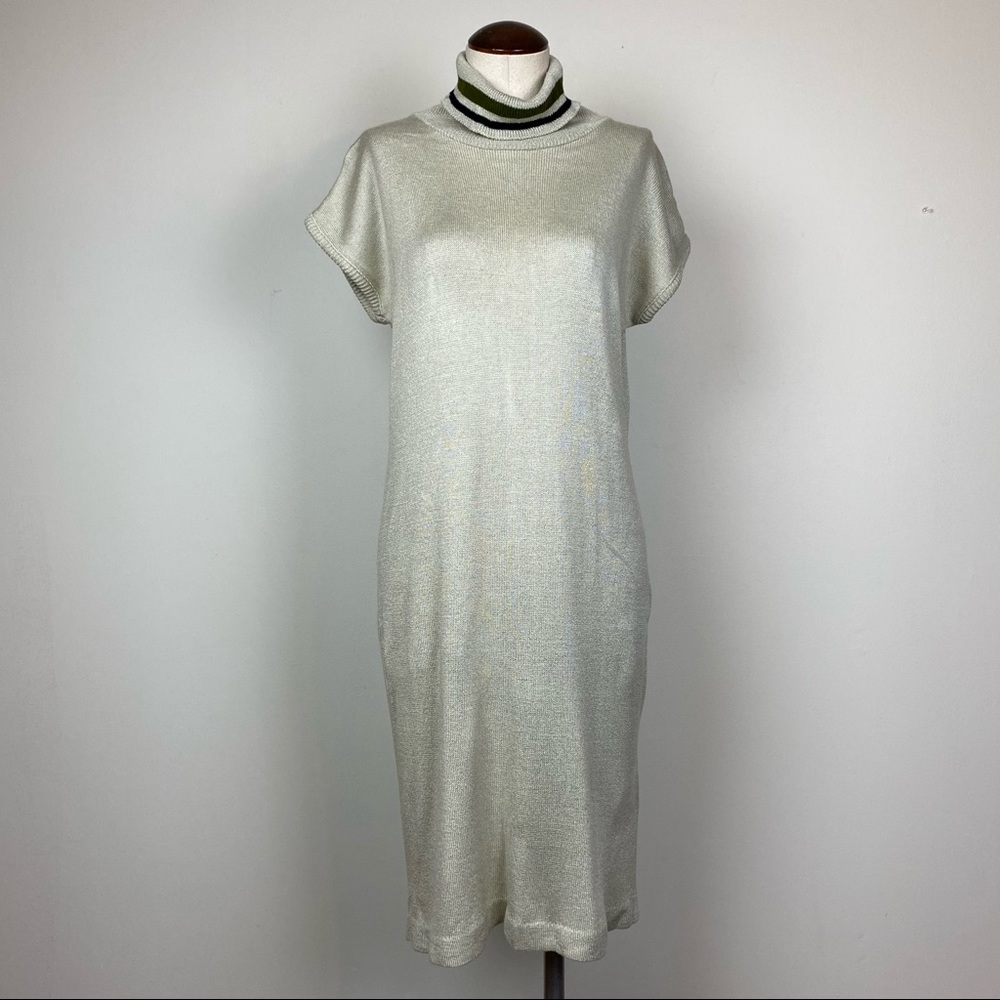 Vintage Turtleneck Knit Dress